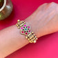 Flower Rubi & Green Gold Bracelet VNHN181