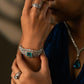 Green Stone Diamond Bracelet VNHN202