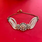 Cherry Blossom Pink Polki Bracelet VNHN233