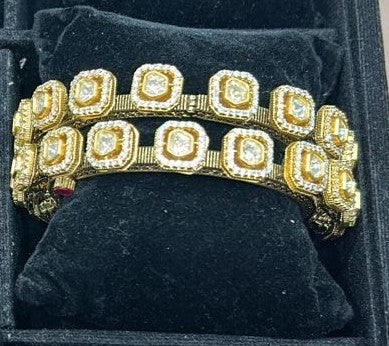 Polki Pacheli Bangles VNHN234