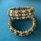 Rubi Green Yellow Polki Bangles VNHN250