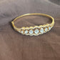 White Polki Gold Plate Bracelet VNHN255