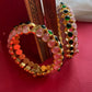 Pink Green Polki Bangles VNHN258