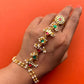 Flower Multi Jadau Hathphool VNHN282