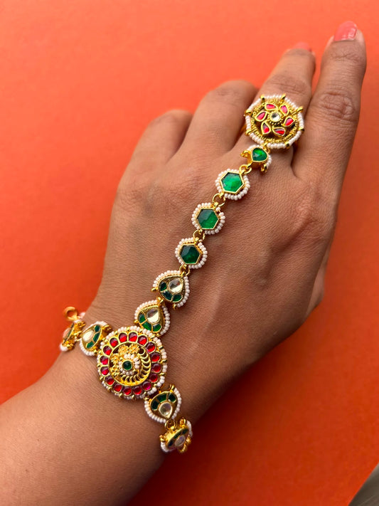 Heritage Jadau Single Hathphool VNHN289