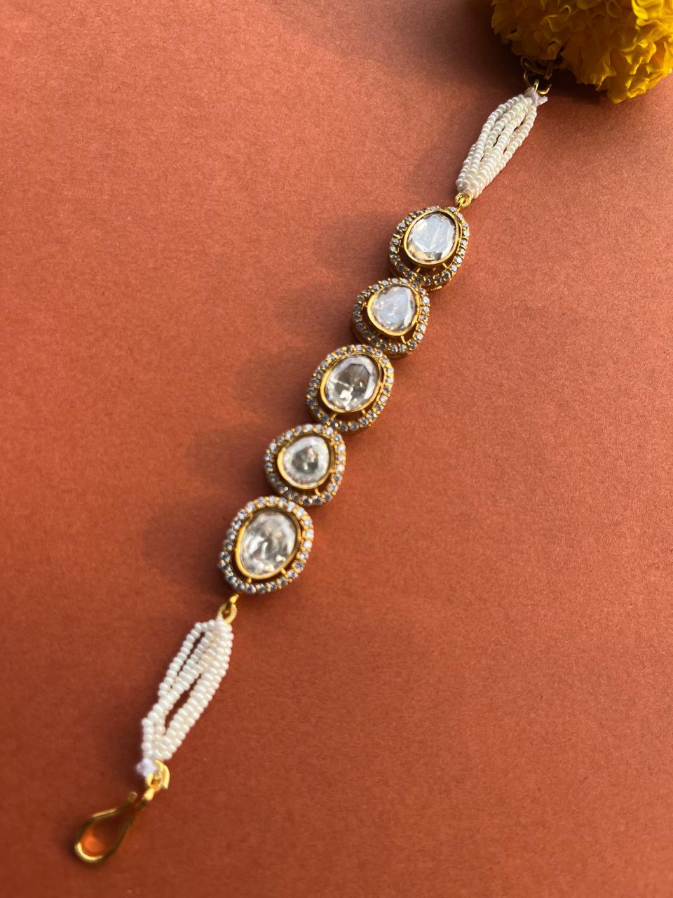Moissanite Pearl Bracelet VNHN293