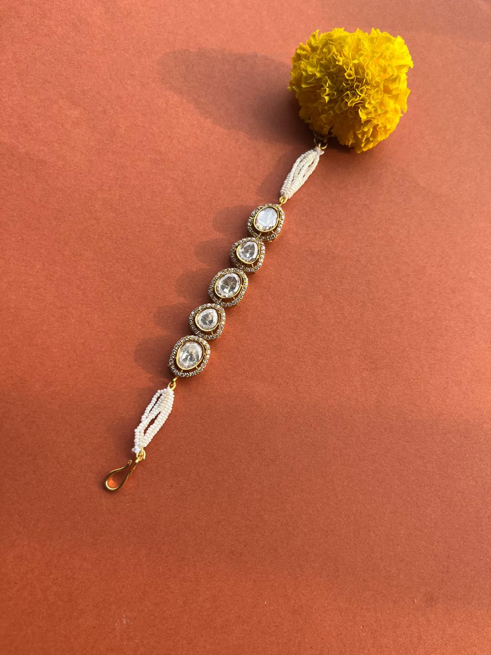 Moissanite Pearl Bracelet VNHN293