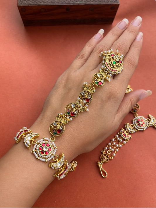 Heritage Jadau Hathphool VNHN296