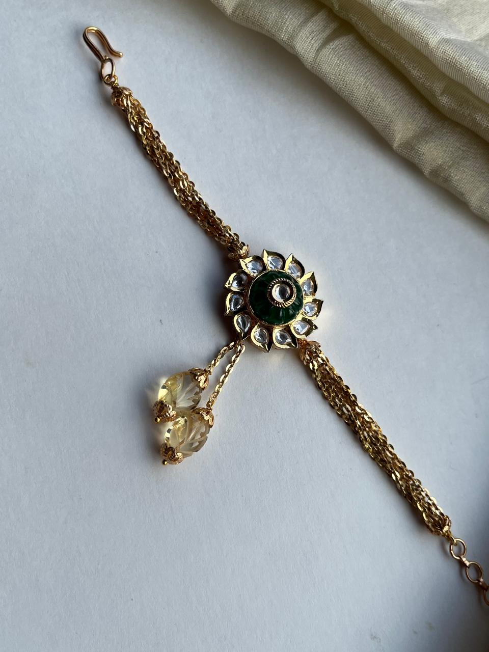 Polki Rakhi Bracelet VNHN303