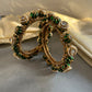Pacheli Green Polki Bangles VNHN306