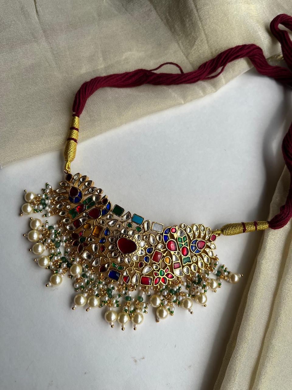 Navratna Choker Set VNN721