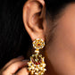 White Pearl Takkar Medium Length Necklace Set - VNN007