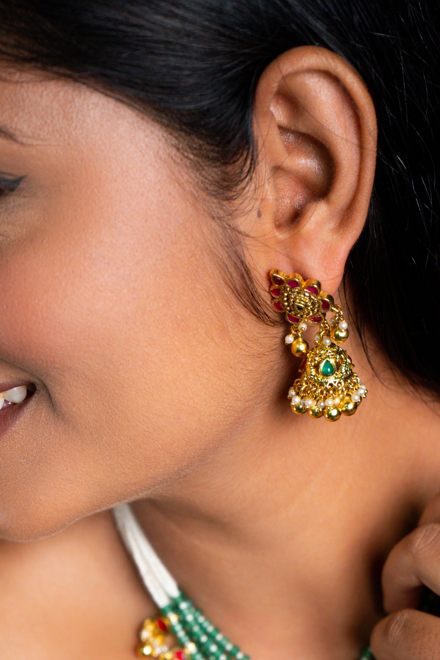 Multi Jadau Necklace Set - VNN008