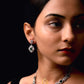 Italian Green Diamond Necklace Set - VNN033