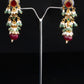 Green Jal Jadau Necklace Set- VNN083