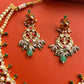 White Pearl Jadau Necklace Set- VNN112