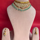 Jalar Red Chand Necklace Set VNN114