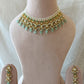 Jalar Green Chand Necklace Set- VNN123