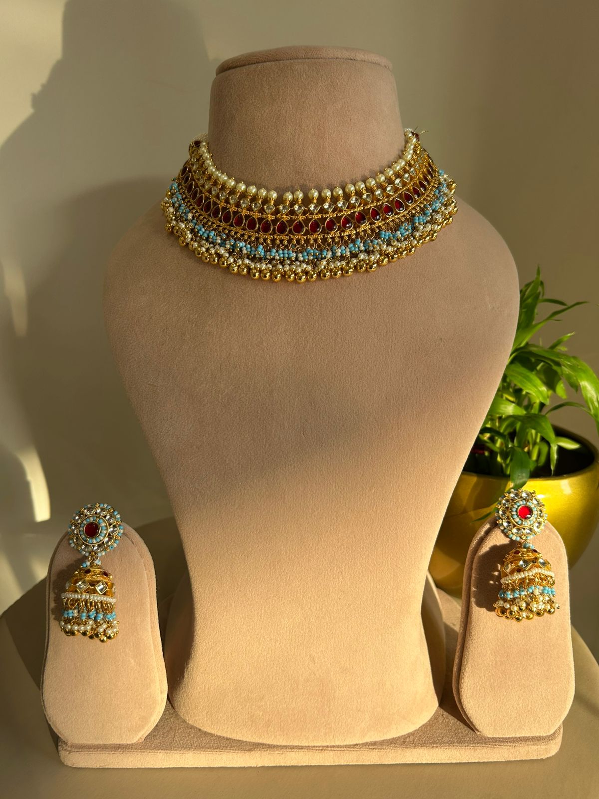 Firoza Choker Set - VNN131