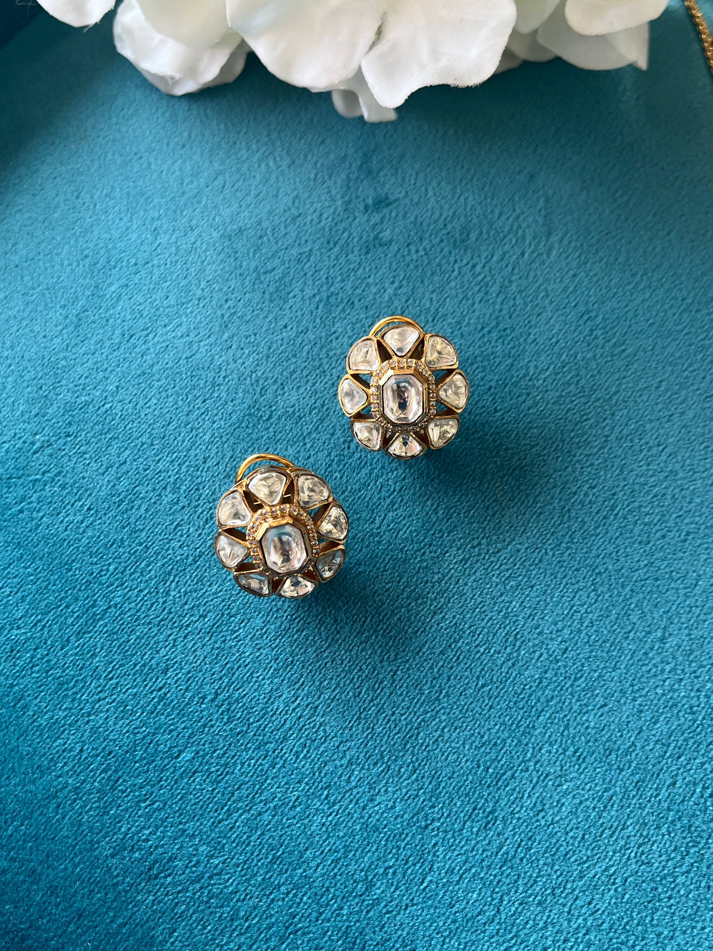 Gold Chain Polki Chokar set VNN167