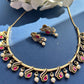 White Polki Necklace Set VNN178