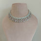 Light Pink Diamond Necklace Set- VNN205
