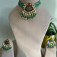 Green Stone Choker Set- VNN230