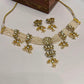 Lotus White Jadau Chokar Set VNN308