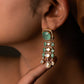 Green Stone Bridal Polki Set VNN311