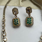 Square Pendant Layer Necklace Set VNN315
