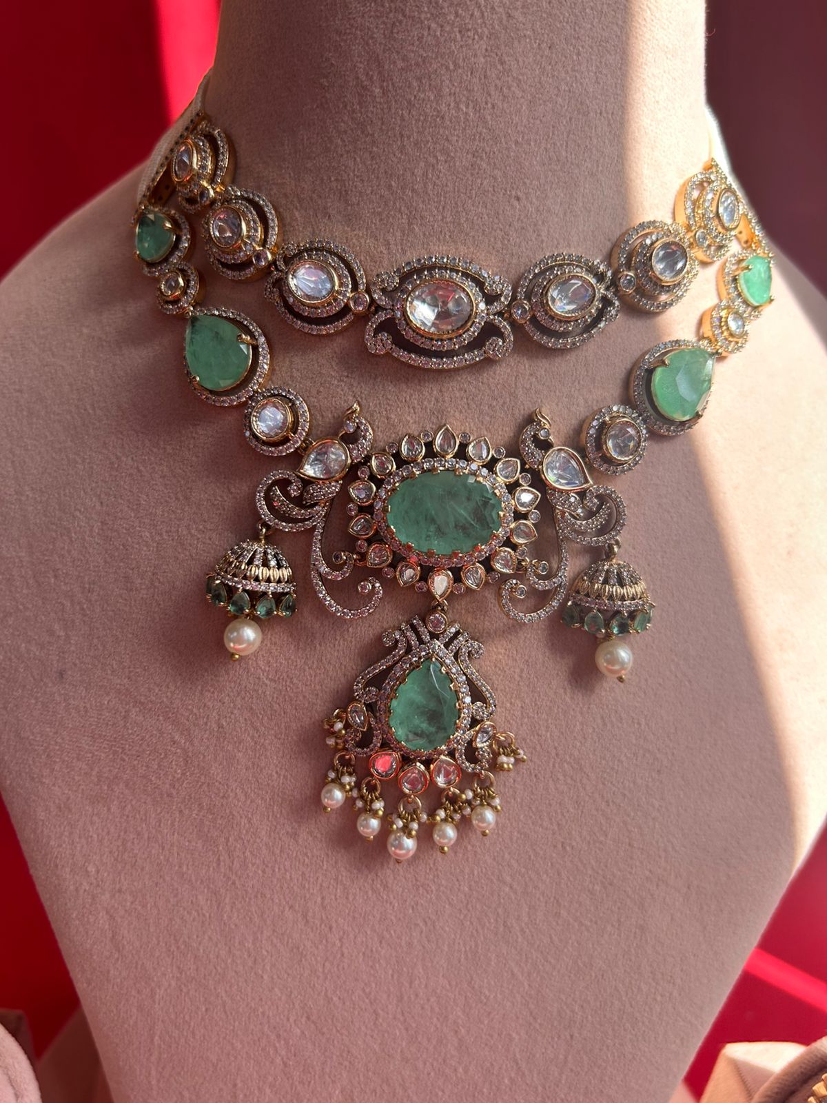 Mint Green Double Layered Set VNN322