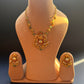 Elephant Gold Ball Pendant Set VNN385