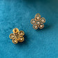 White Polki Gold Chain Chokar Set VNN409