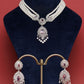Pink Diamond Pearl Neacklace Set VNN420