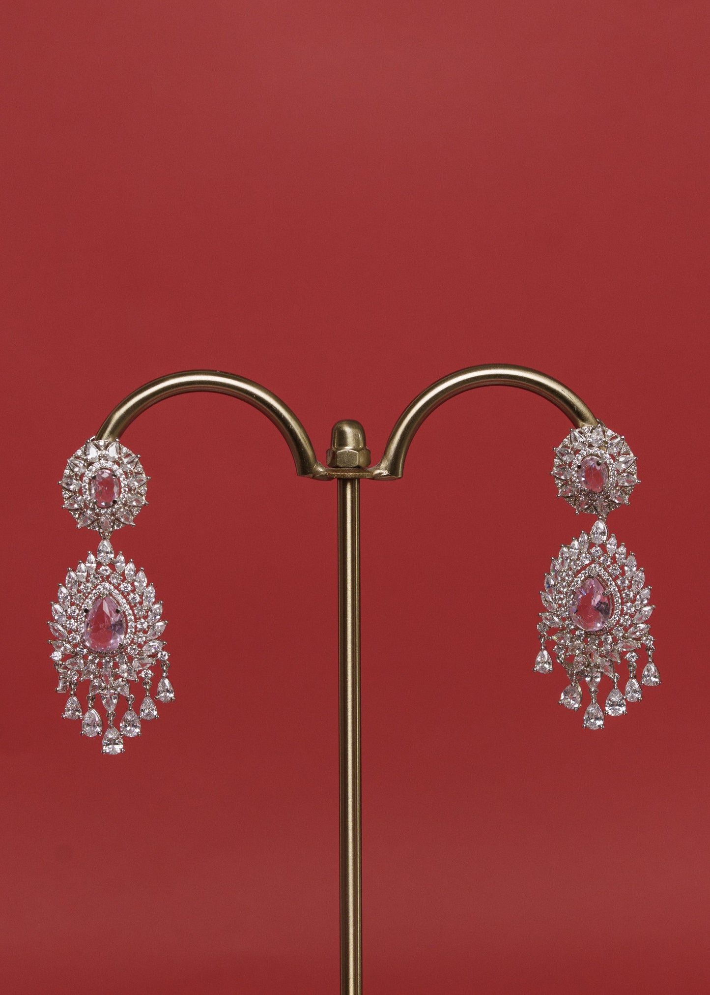 Pink Diamond Pearl Neacklace Set VNN420