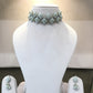 Moissanite Pearl Choker Set VNN428
