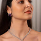 Heritage Round Jadau Pendant Long Pearl Set VNN446