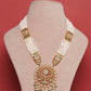 Heritage Round Jadau Pendant Long Pearl Set VNN448
