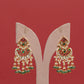 Green White Beads Multi Jadau Mala Set VNN470