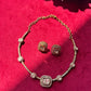 Victorian Yellow Polki Necklace Set VNN484