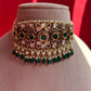 Victorian Green Pearl Chokar Set VNN485