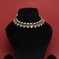 White Polki Necklace Set VNN487