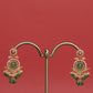 Round Jadau Pendant Pearl Necklace Set VNN491