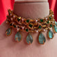Mint Blue Stone Fusion Chokar Set VNN500
