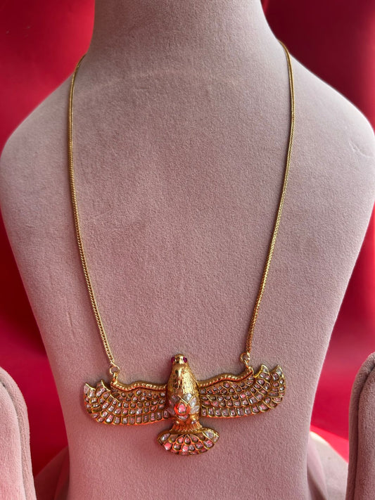 Eagle White Jadau Chain only Pendant VNN506