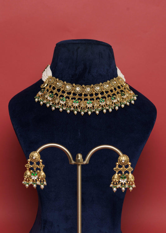 Heritage Pan Necklace Set VNN514