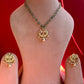 Aventurine Chand Pendant Set VNN520