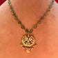 Aventurine Chand Pendant Set VNN520