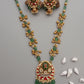 Long Jadau Ghughari Necklace Set VNN525