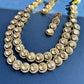 Double Layered Polki Necklace Set VNN526